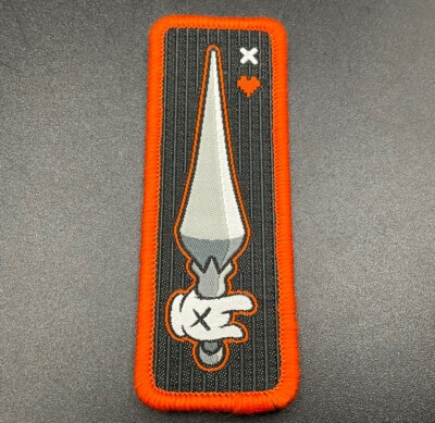 Castle x Grayscale Halloween 2022 Bone Sword EDC Woven Pouch Patch