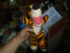 Vintage Sears Disney Winnie the Pooh Tigger Stuffed Gund Plush Tiger Toy 12" EUC