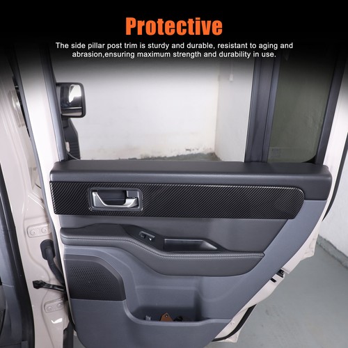12x Carbon Door Armrest Handle Window Lift Trim Kit For Ineos Grenadier 2022-24 - Picture 8 of 24