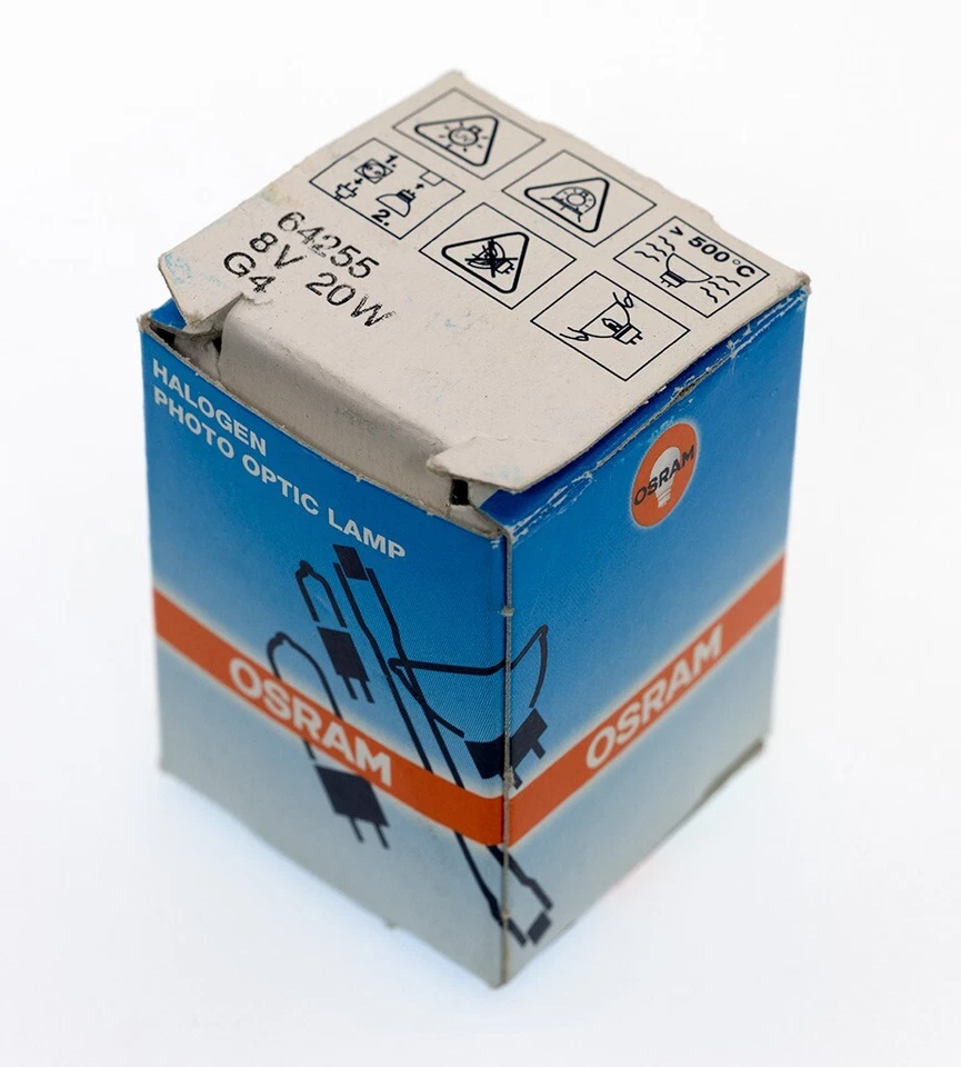 OSRAM 64255 8V 20W Cup lamp GZ4  halogen bulb Leica microscope light - Image 2 of 2