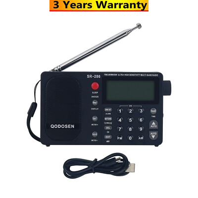 QODOSEN SR-286 FM/LW/MW/SW Radio Multi-band Radio Receiver Shortwave Radio