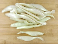 (18) Luck-E-Strike Shad Minnow Swimbait 5" Pearl Bulk Lot Brand New