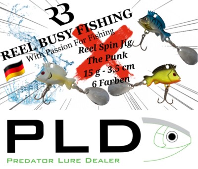 Reel Busy Fishing Spin Jig The Punk 15g - 3,5 cm Zander Barsch Hecht