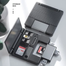 7-in-1 USB-C OTG Adapter SD TF Memory Card Reader Storage Box For iPhone Samsung