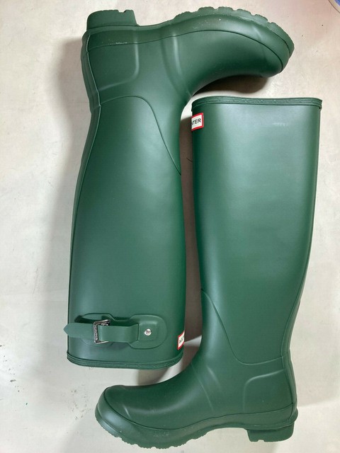 emerald green hunter boots