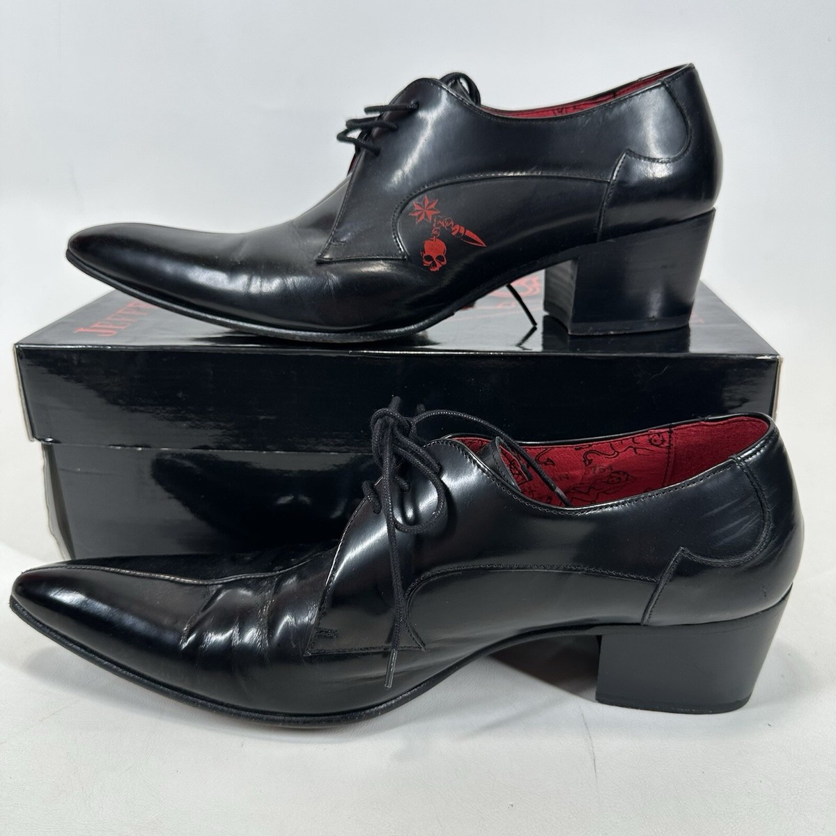Jeffery West Muse Seam Gibson Black Shoes Size 44 EU | eBay display picture 1