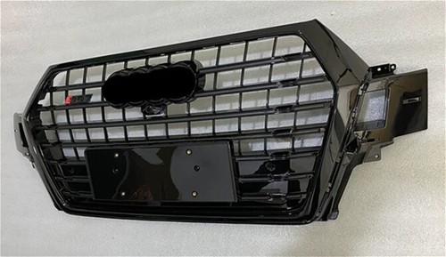 Parachoques delantero de malla negra para Audi Q7 2016 2017 2018 2019 parrilla - Imagen 3 de 4