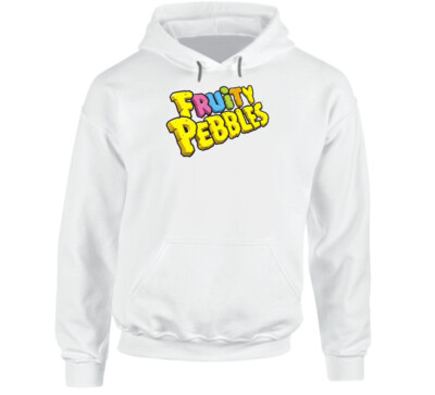 Fruity Pebbles Logo Greatest Cereal Of All Time Breakfast Fan Foodie Hoodie