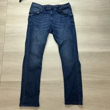 The Perfect Jean NYC Mens 38x34 Dark Blue Denim Pants Slim Fit