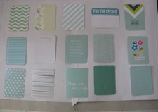 Project Life 3"X4" Journaling Cards 15 Double-sided Cards Mixed g