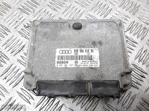 Audi A3 Steuergerät Steuergerät 1900TDI 038906018BN 0281001847 Bj 1999
