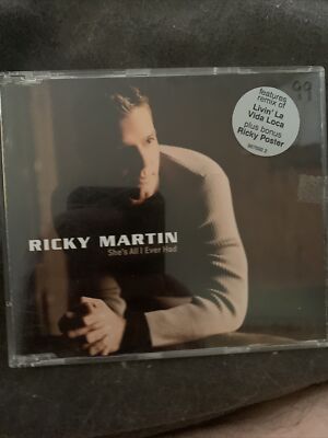RICKY MARTIN - She's all I ever had - CD Single (b40/11)free Postage ...