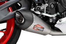 YOSHIMURA YAMAHA R7 22-23  MT-07 17-23 RACE AT2 FULL EXHAUST STAINLESS MUFFLER