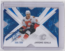 22-23 UD SPX RADIANCE FX BLUE PARALLEL /399 JAROME IGINLA #RFX-13 CALGARY FLAMES