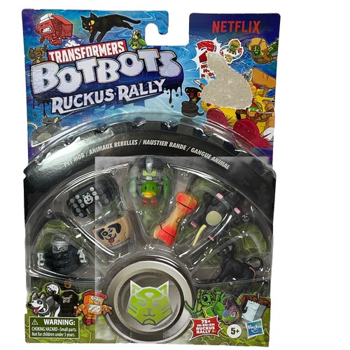 Transformers Ruckus Rally Botbots Pet Mob Netflix Series 6 Preowned Set ...