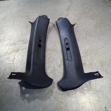 Renault Clio Mk2 172 2001-2006 PAIR of Interior B-Pillar Seat Belt Cover Trims