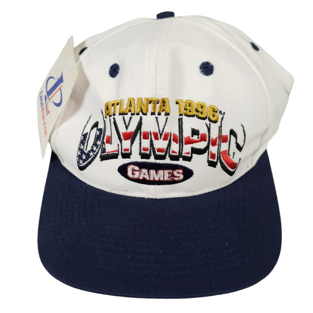 Vintage Logo Athletic Atlanta 1996 Olympic Games Snapback Hat Cap 