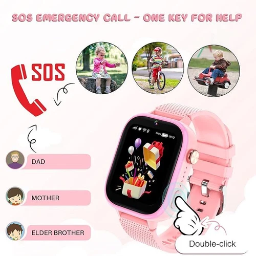 Kids Smart Watch Game Watch 4G With Two-Way Talk SOS GPS For Boys Girls Gift - Picture 19 of 36