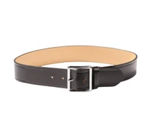 Dutyman Heavy Duty Garrison Belt 1.75" Wide Plain Black Sz.32 Genuine Leather