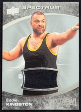 2021 UPPER DECK AEW SPECTRUM EDDIE KINGSTON EVENT WORN RELIC