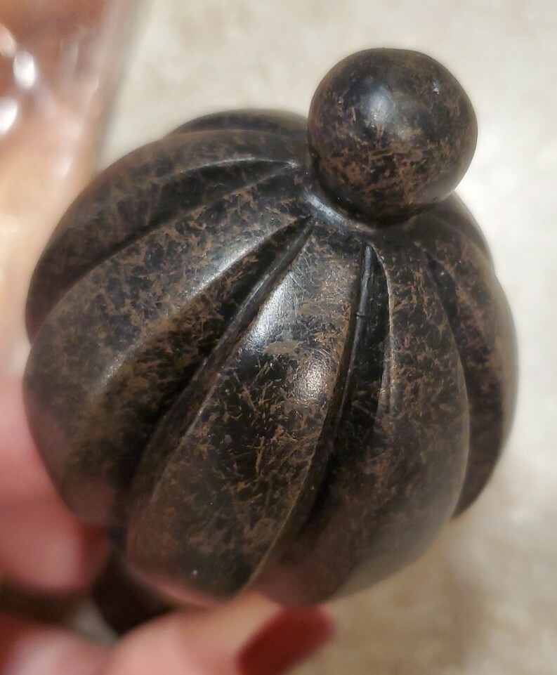 2 Cassidy West Finials Rustic Iron Drapery Hardware / Bed Post Baroque Medallion