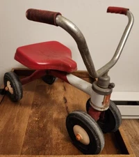 No Pedal Vintage Red AMF Junior Children’s Tricycle LOOK @PICS FOR CONDITION 