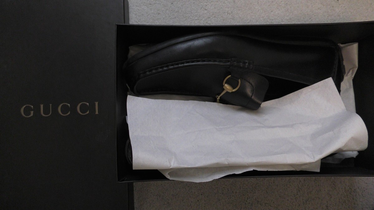 ✨ Tom Ford Era ✨ Gucci Men's Horsebit Loafers Black Leather 11D