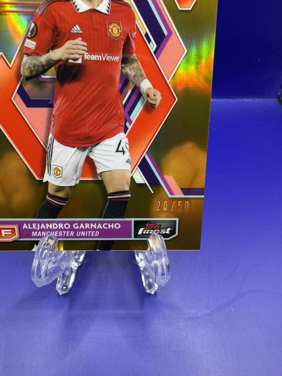 2022-23 TOPPS FINEST GOLD ALEJANDRO GARNACHO 20/50 RC ROOKIE
