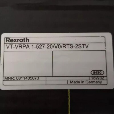 NEW Rexroth 0811405073 VT-VRPA1-527-20/V0/RTS-2STV amplifier Fast Shipping