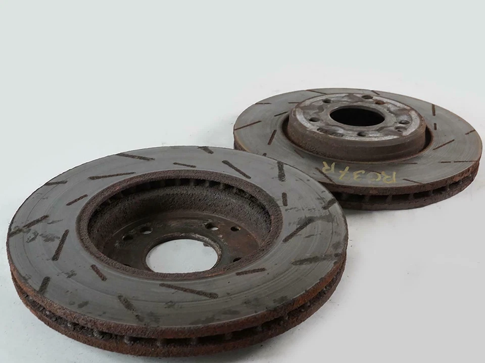 Disco de freno de rotor delantero izquierdo derecho Mercedes Benz Clase SLK R170 2001-2004 izquierda derecha Foto 3 de 4