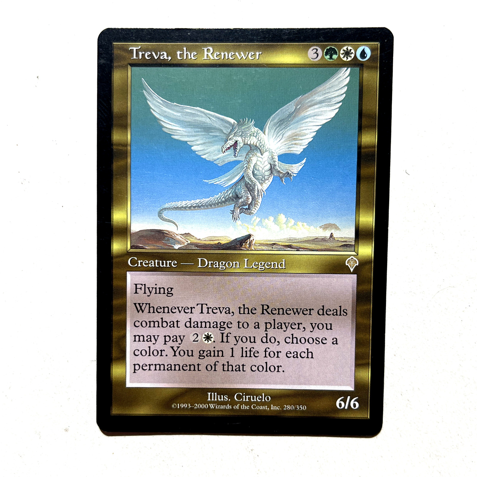 Treva, the Renewer LP Invasion Rare MTG See Photos Magic the Gathering