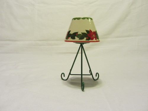 REGALOS AVON NAVIDAD POINSETTA LUZ DE TÉ CANDELABRO CON PLATO PEQUEÑO A JUEGO - Imagen 4 de 5