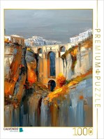 Calvendo Puzzle Ronda - New Bridge | 1000 Pieces, Finished Size 25.2 × 18.9 In (