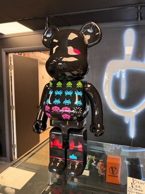 Designer Bearbrick 1000% Style   Space Invaders Arcade Inspired Display Figure