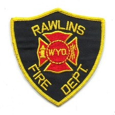 Rawlins Fire Department Patch Wyoming WY v3