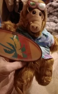 Vintage Alf Hawaiian Shirt With Surfboards BK