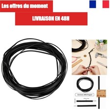 GORGECRAFT Kit de Réparation en Rotin Synthétique 5mm x 30m Noir