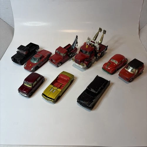 VINTAGE & LATER DIECAST TOY JOB LOT CORGI TOYS CARS as is for parts & repair