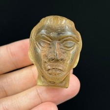 Scarce Ancient Roman Inspired Crystal Solider Head Statue