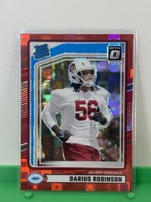 2024-25 Donruss Optic Darius Robinson Red Wave Rated Rookie #381