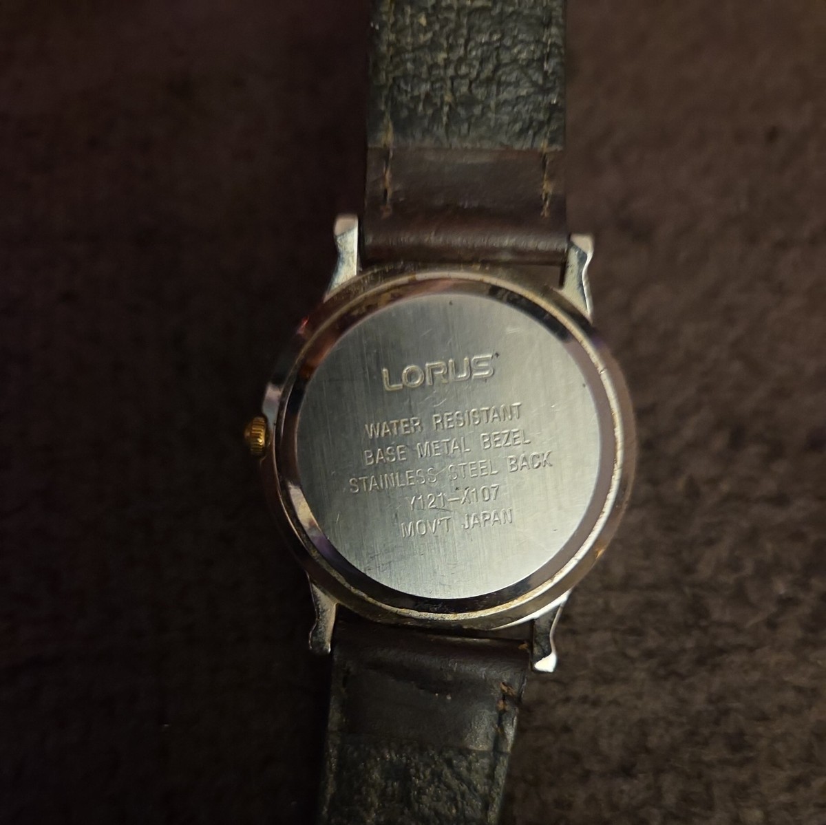 Vintage Lorus Mickey Mouse Mens Watch 34mm 3D Dial Leather  display picture 1