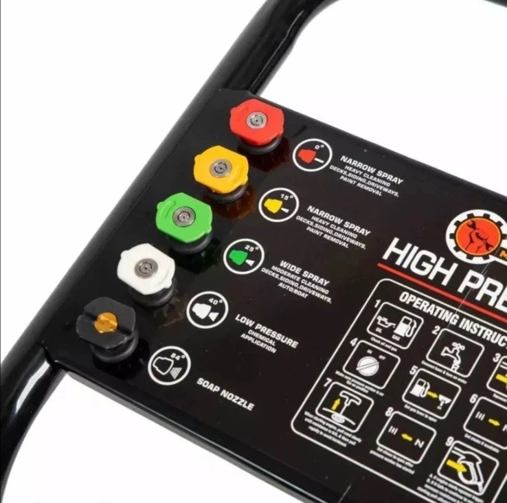 Idropulitrice scoppio motore ohv a benzina da 6,59 Cv lancia a spruzzo inclusa - Immagine 3 di 4