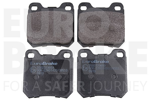 Eurobrake Bremsbelagsatz, Scheibenbremse Hinterachse FüR Opel-image