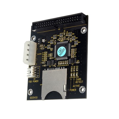80*68*12mm SD to 3.5in IDE Memory Adapter Card Standard 4-pin Power Connector
