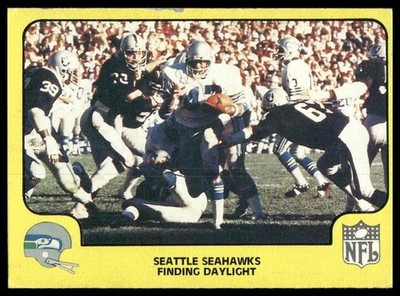 Finding Daylight 1978 Fleer Team Action #51 Seattle Seahawks