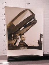 CBS TV show photo 1960s Walter Cronkite news USAF airplane cockpit