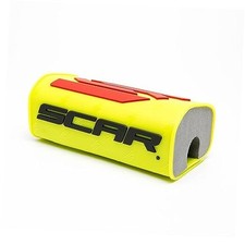 Square Handlebar bar pad for Dirtbike ATV Motocross Motorcycle Yellow Fluo