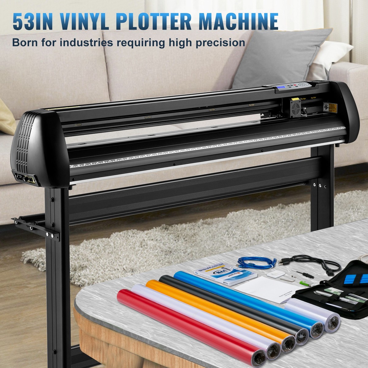 Vinyl Cutter Machine Cutting Plotter 53in SignMaster Decal Maker