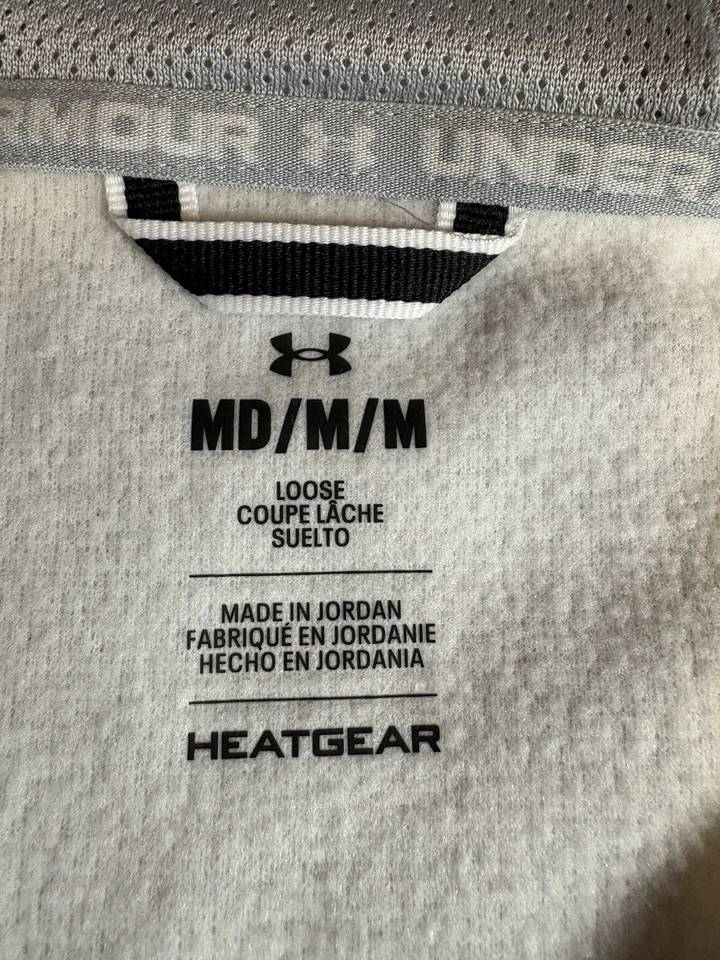 Chaqueta de remo Under Armour UCSD cremallera 3/4 para mujer Heatgear mediana con capucha gris Foto 3 de 4