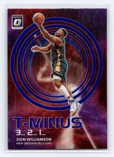 2022-23 Donruss Optic T-Minus 3...2...1... Purple #14 Zion Williamson Pelicans